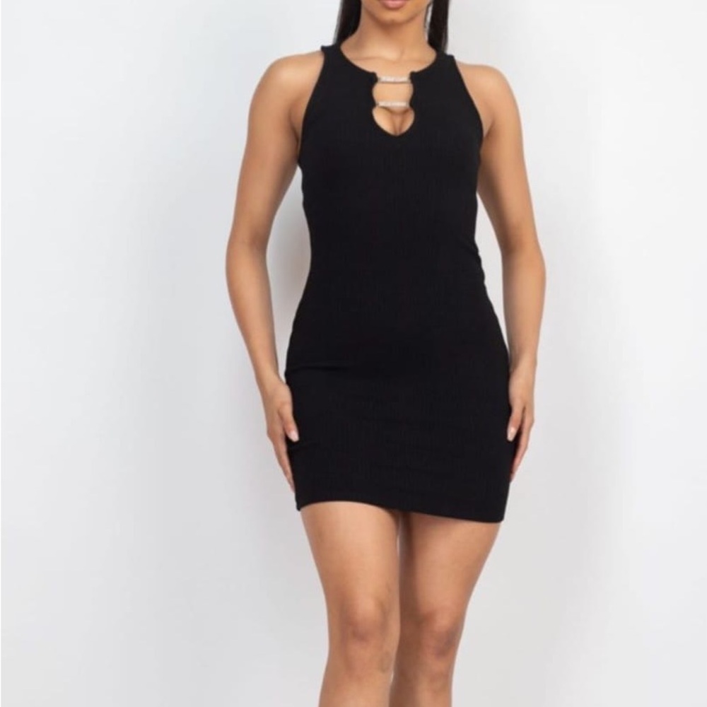 Women’s black dress sleeveless Sizes S, M, L